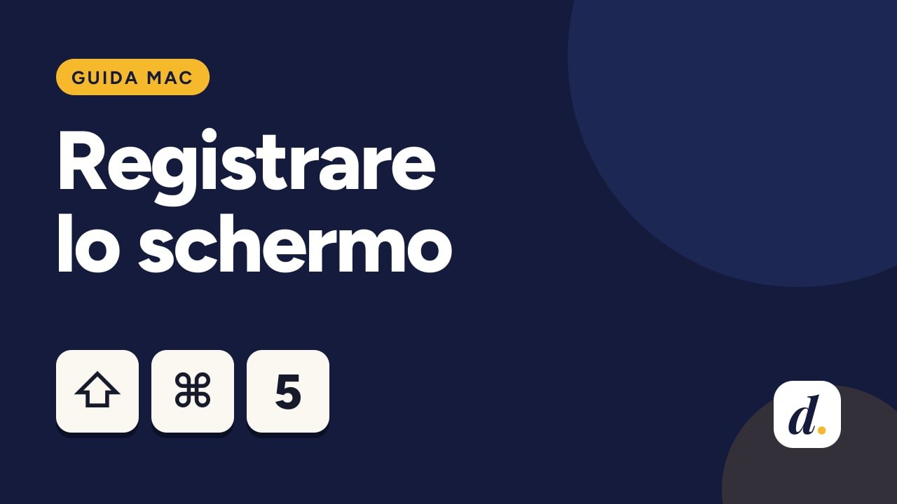 Registrare lo schermo del Mac, anche con l'audio: la guida completa