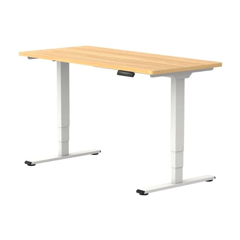 Scrivania regolabile in altezza Flexispot E1 Pro con piano faggio