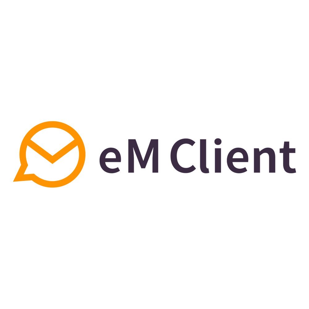 Logo di eM Client, programma di posta per Mac, Windows, Android e iOS