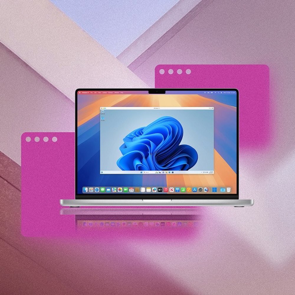 Parallels Desktop: Windows 11 in una finestra su un MacBook