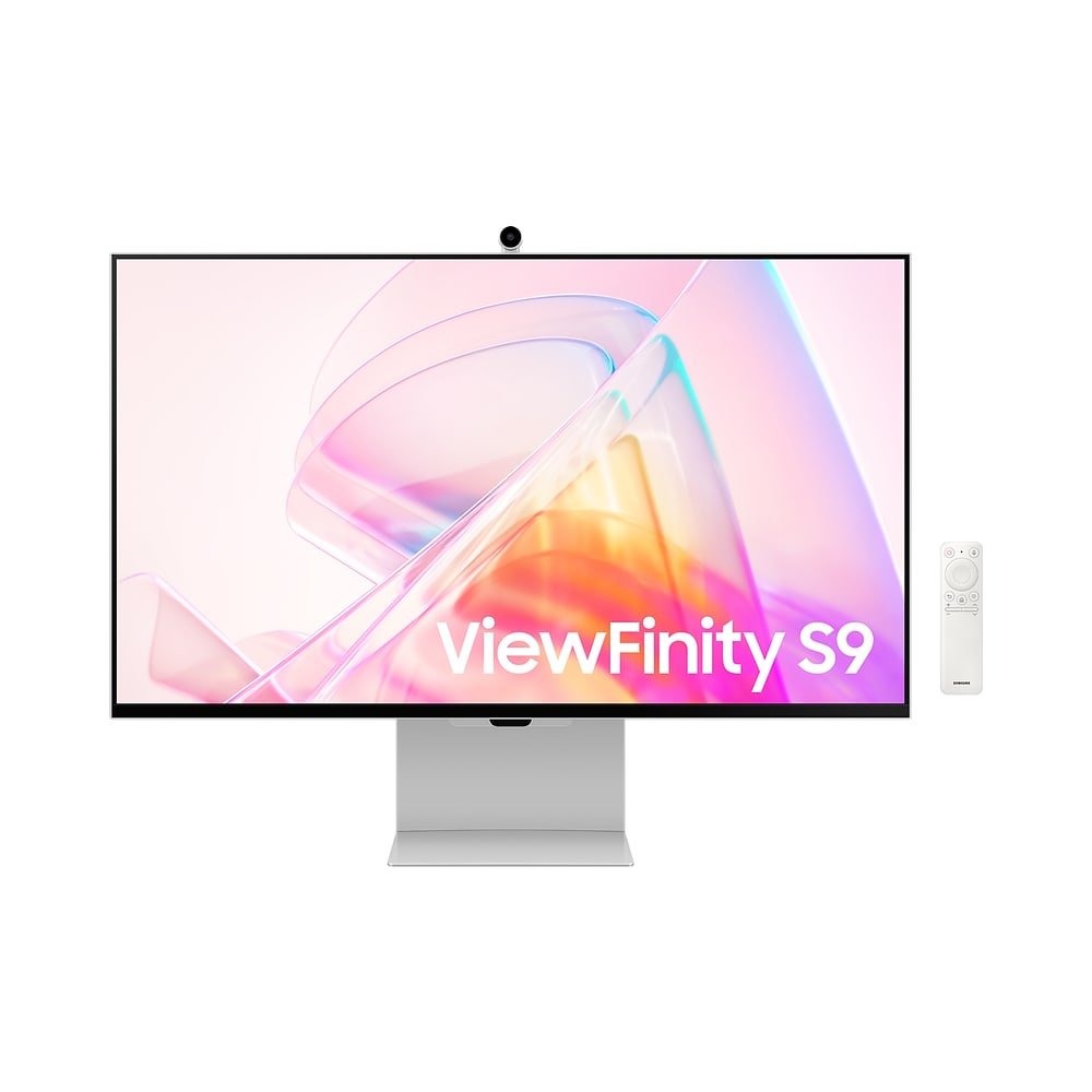 Monitor Samsung ViewFinity S9 S90PC da 27 pollici 5K con webcam e telecomando