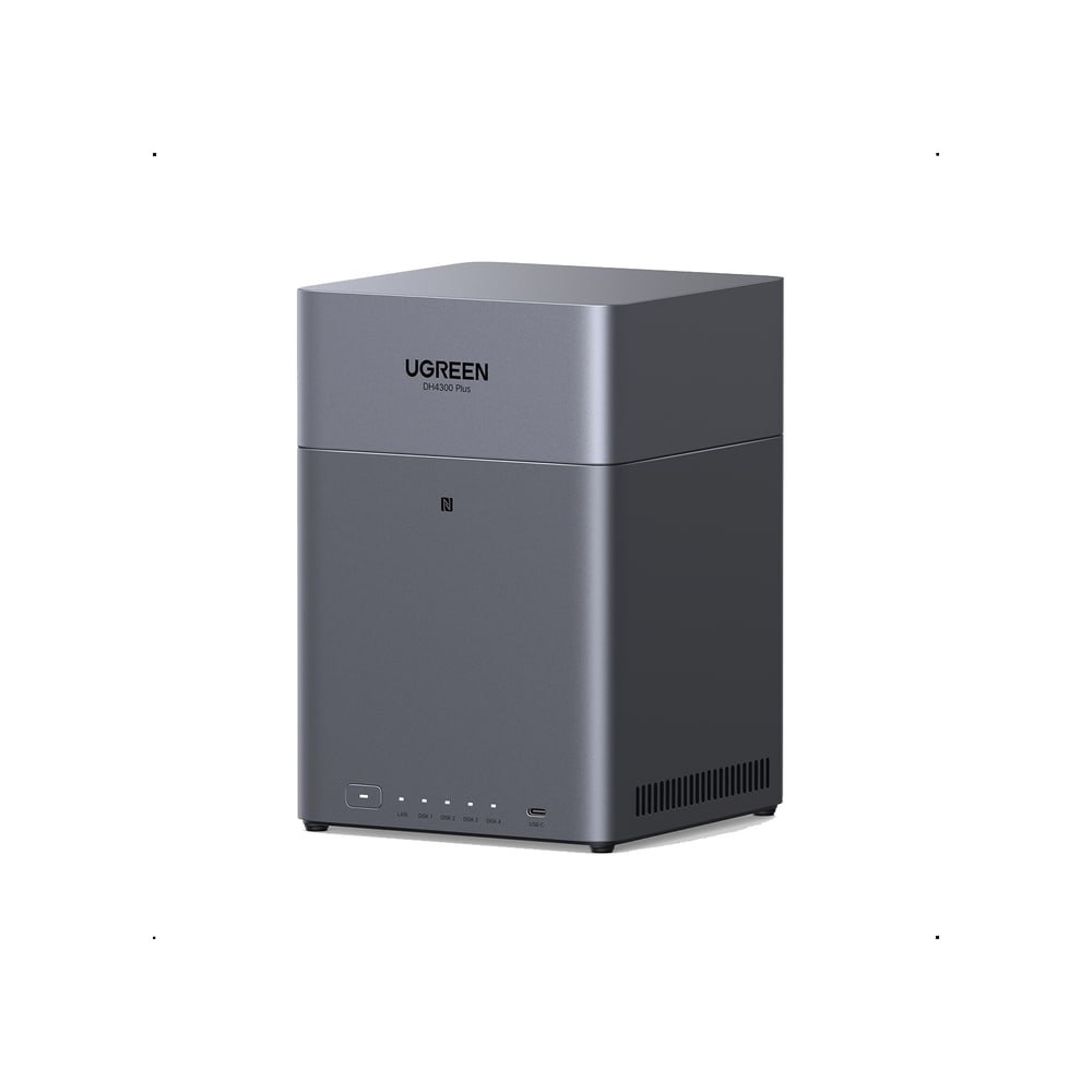 NAS UGREEN NASync DH4300 Plus a quattro dischi con porta di rete da 2,5 Gb/s