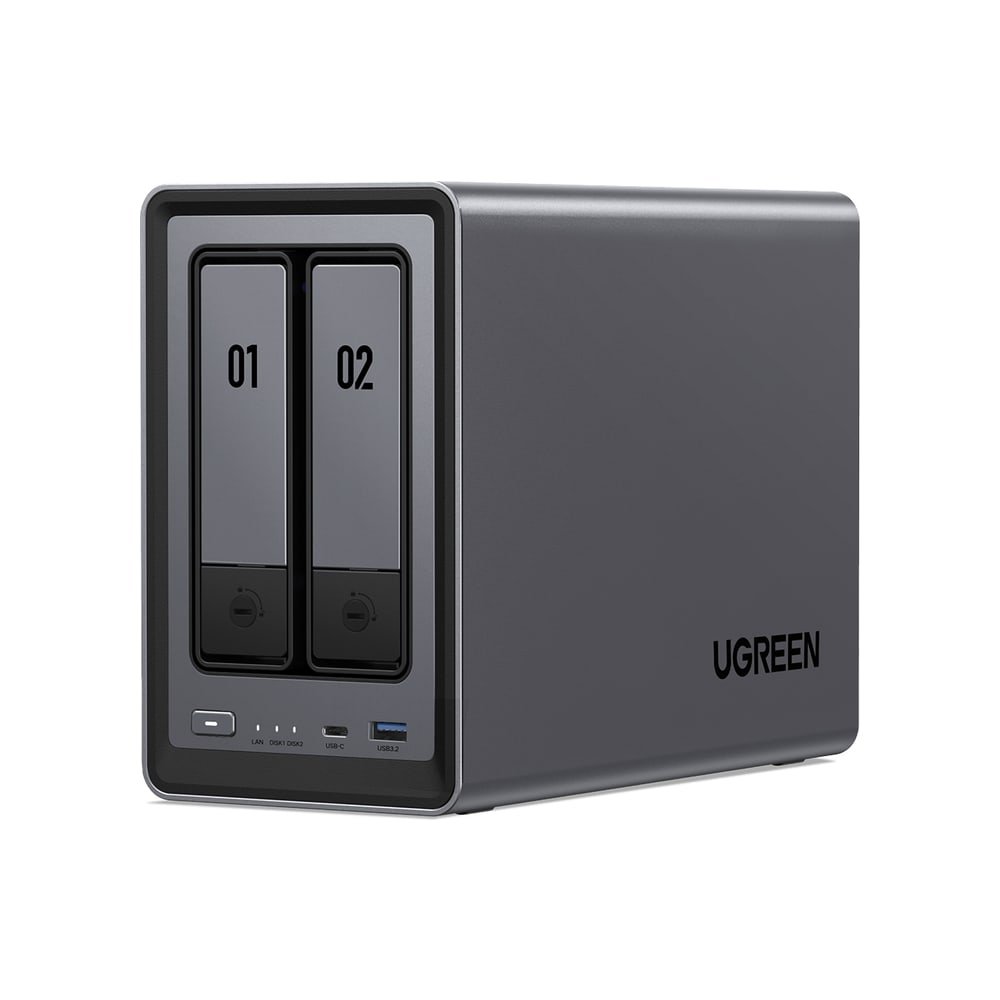 NAS UGREEN NASync DXP2800 a due dischi con processore Intel N100